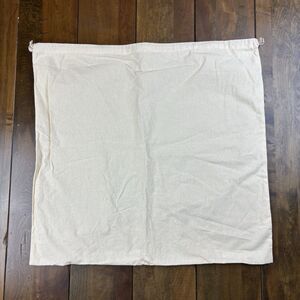 Tory Burch Travel Dust Storage Bag Canvas Drawstring Cinch Top Large 22x24